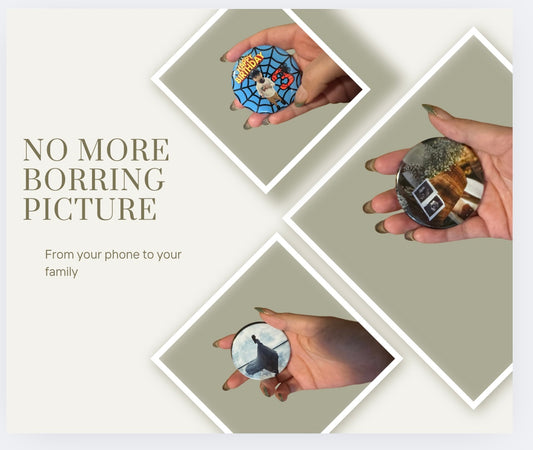 Custom Photo Magnets (set of 12) (2.25" Round)