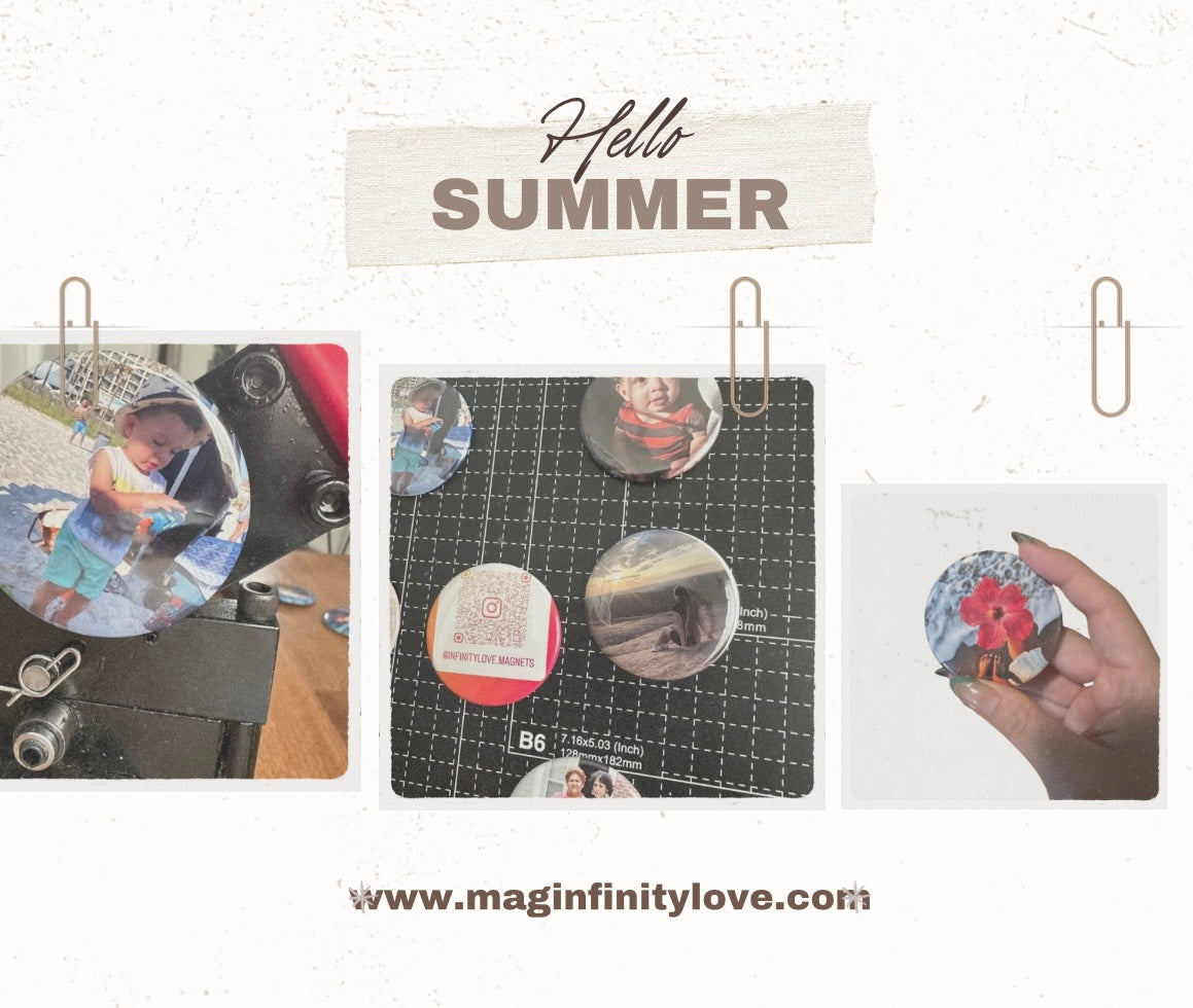 Custom Photo Magnets (set of 6) (2.25"Round)
